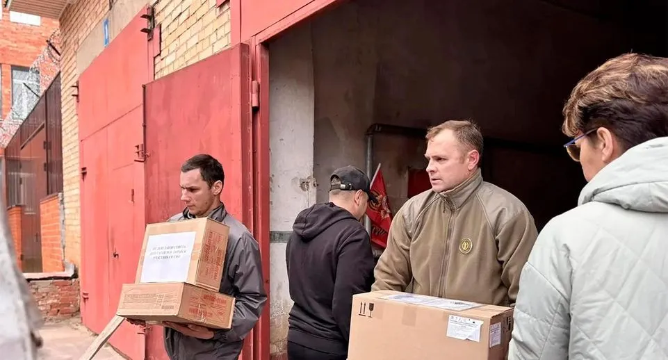 В Зарайске собрали гуманитарную помощь для подразделения земляка