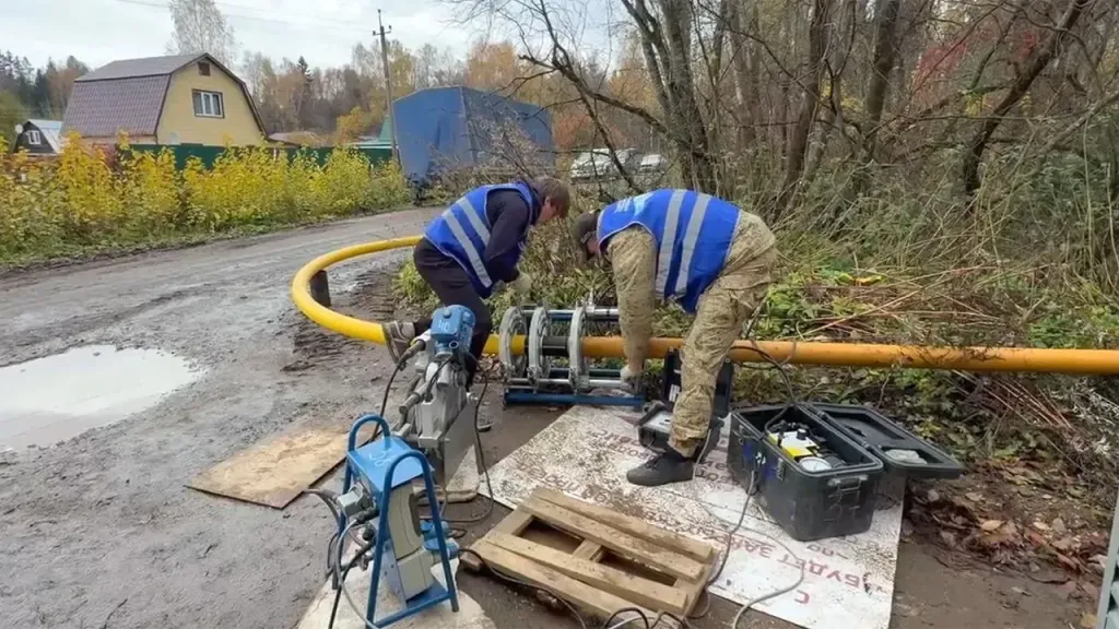 В Старотеряеве завершают строительство газопровода