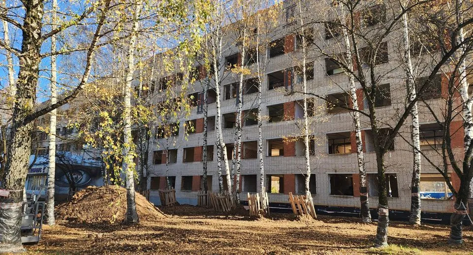 Хирургический корпус Наро-Фоминской больницы готовят к зиме